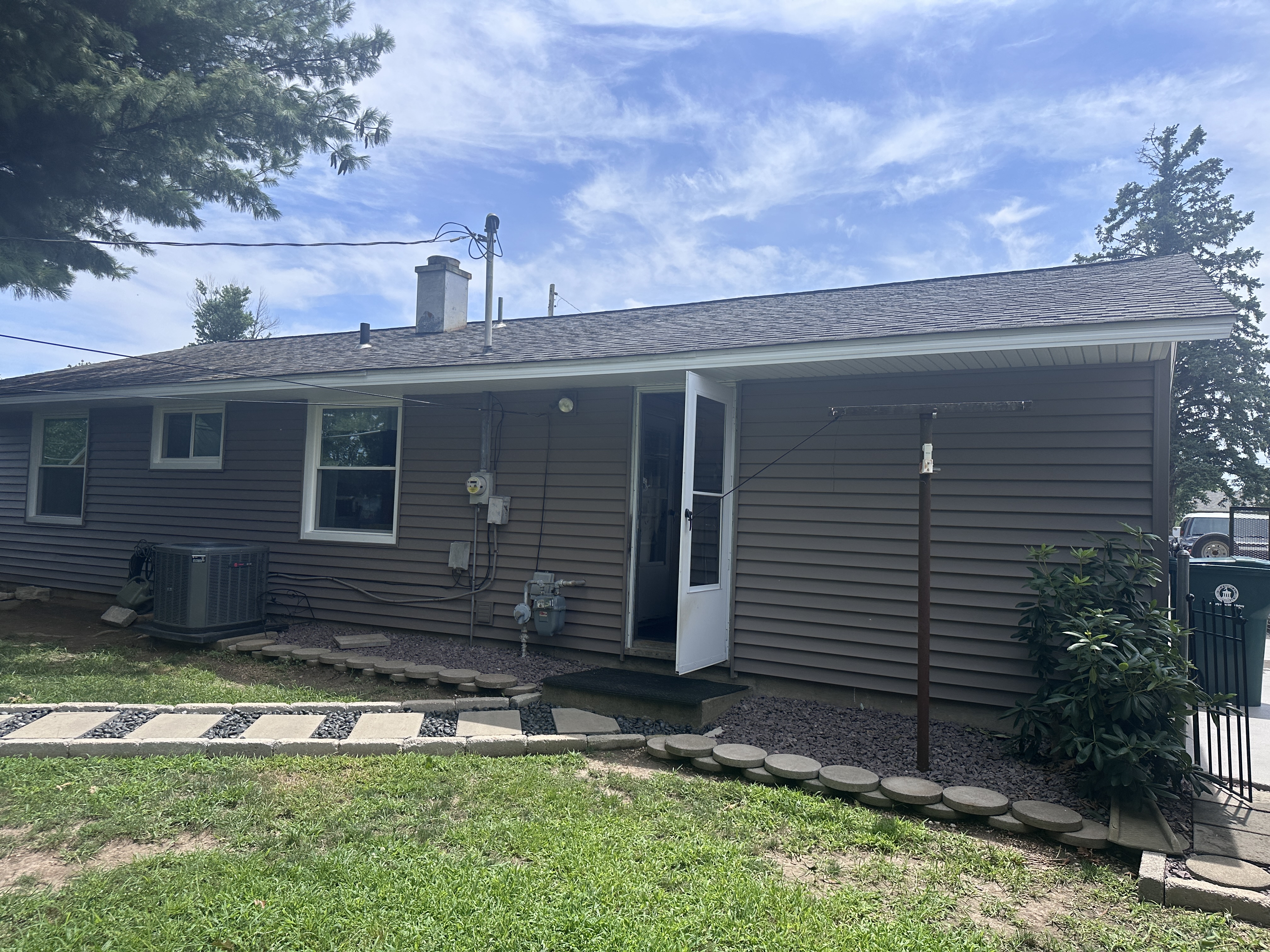 Gray Ranch Rear View
