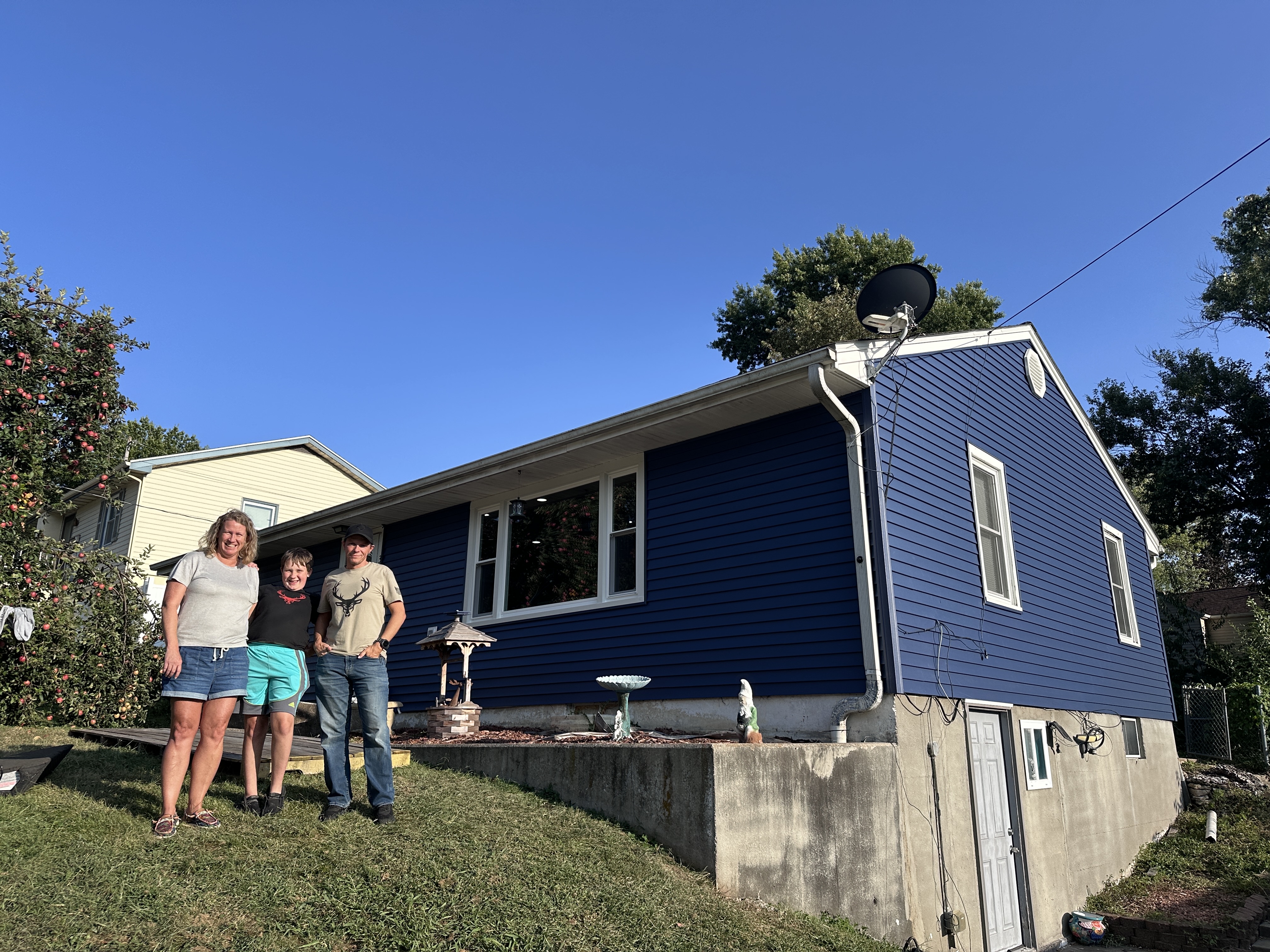Navy Blue Family Ranch Hero